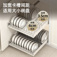 Pull-Out Dish Drying Rack for Kitchen Cabinet