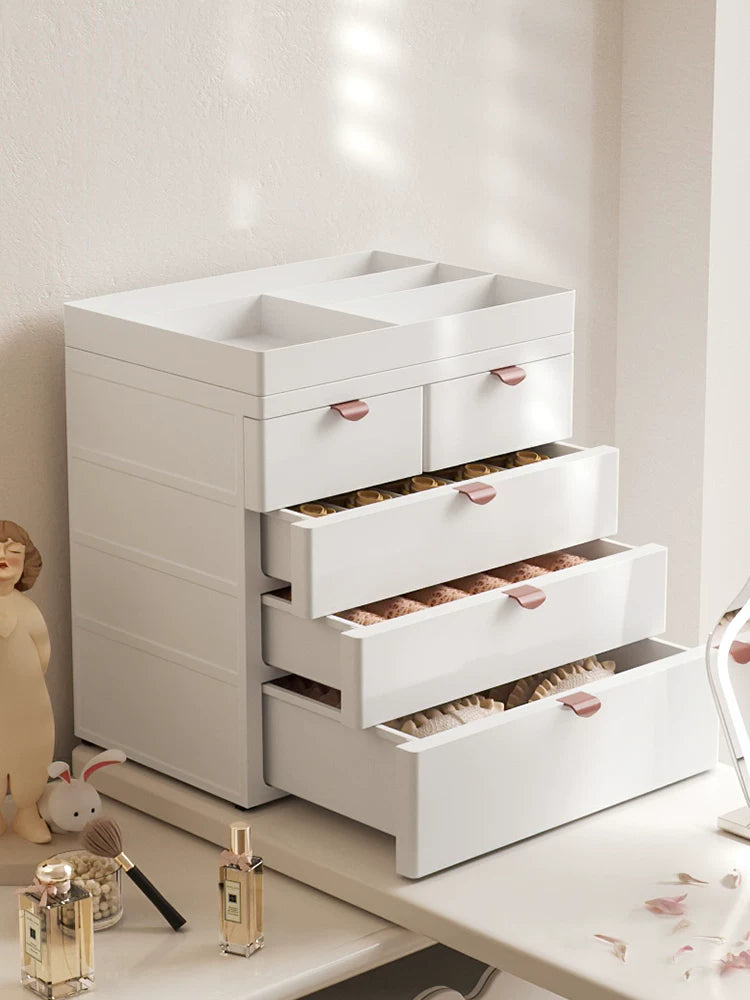 Desktop Drawer Organizer for Desk, Dorm, Office - Multi-layer Storage Box for Stationery, Cosmetics, Documents