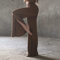 High-Waisted Loose Wide-Leg Yoga Pants for Women - Breathable & Lightweight