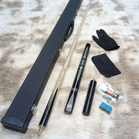 God of War Billiard Cue Stick Wild Wolf Leopard Weighted Small Head Chinese Style Full Cue Black Eight Snooker Nine Ball Table Handmade Full Cue
