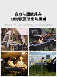 Fastee Portable Charcoal Grill for Outdoor Camping and Home Patio Use