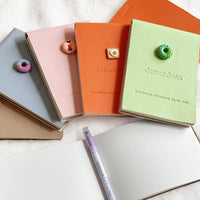 Mini Macaron Sketchbook with 3D Embellishments