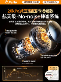 Pressure Regulating Noise Cancelling Earplugs for Air Travel and Sleep
