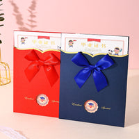 Graduation Certificate Single Card Holder with Hot Stamped Design