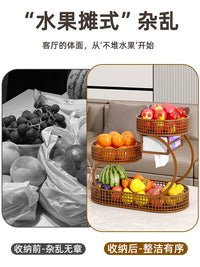 Multi-layer Fruit Plate Snack Storage Tray for Living Room Coffee Table