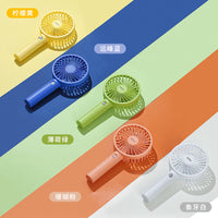 Mini Handheld Cartoon USB Rechargeable Portable Fan for Students and Home Use