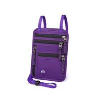 RFID Blocking Waterproof Travel Wallet with Passport Holder and Card Slots