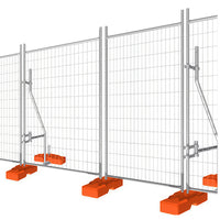 Reusable Anti-Rust Temporary Fencing for Construction Sites
