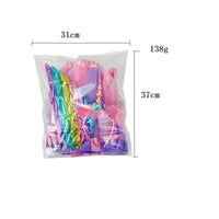 Kids' Unicorn Headband and Angel Wings Costume Set for Parties and Performances