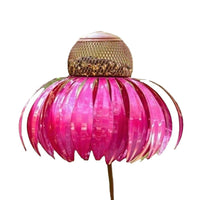 Metal Flower Bird Feeder for Garden & Outdoor Decor, Hummingbird Feeder