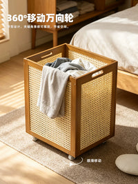 Household Laundry Hamper Storage Basket for Clothes, Plush Toys, and Snacks