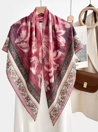 Women's Bohemian Style Large Square Scarf Sun Protection Shawl