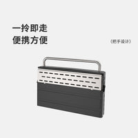 Portable Stainless Steel Charcoal BBQ Grill for Home Outdoor Camping