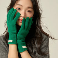 Upgraded 100% Pure Wool Touchscreen Gloves for Women - Warm Winter Cycling Full Finger Gloves