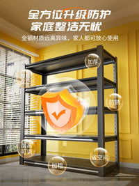 Multi-layer Storage Rack for Home Kitchen Balcony, Heavy Duty Metal Shelf for Luggage and Sundries