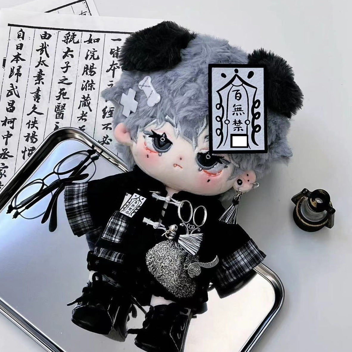 20cm Doll Clothes Republican Era Chinese Style Outfit for Cotton Dolls