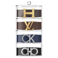 Stackable Clear Acrylic Storage Box for Belts, Watches, and Jewelry