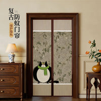 Magnetic Mesh Door Curtain, No-Drill Insect Screen with Strong Adhesive Closure for Home Use