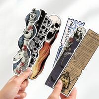 30-Pack Vintage Halloween Irregular Bookmark Set for Reading & Decoration