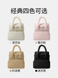 Double Layer Breast Milk Cooler Bag for Moms, Insulated Baby Bottle Tote