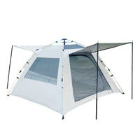 Luxury Glamping Tent with Double Doors & Windows, Waterproof Sun Protection for Camping & Events