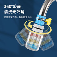 Faucet Splash-Proof Water Filter for Kitchen and Bathroom