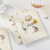 Chupin A4 Cartoon Illustrated Notebook with Protective Cover for Students