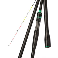 Fiberglass Raft Fishing Rod for Shore Casting and Boat Fishing, Sensitive Tip, 1.5m-2.1m