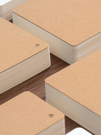Shanhuaxuan Blank Hard Paper Cards for DIY Stamping & Handwriting, White Memory Word Cards for Elementary School Students