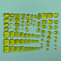 DIY Crystal Epoxy Resin Molds Diamond Heart Marquise Square Faceted Silicone Mold Handmade Ice Cube Tray