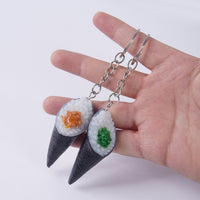 Realistic Japanese Triangle Sushi Model Keychain & Display Prop