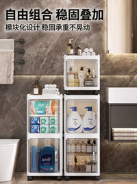 Slim Rolling Storage Cart with Drawers/Shelves for Bathroom Kitchen Narrow Spaces