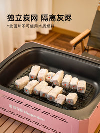 Nogard Garden Portable Charcoal Grill for Outdoor Camping, BBQ, and Indoor Tea Ceremony