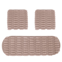 Thickened Bamboo Velvet Car Seat Cushion Set for Winter - Soft & Comfortable