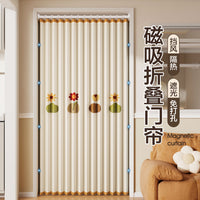 Magnetic Thermal Insulated Door Curtain for Privacy and Draft Protection