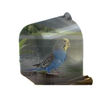 Large Parrot Bathtub Bird Cage Accessories Multi-functional Bathing House Sleeping Nest Feeding Box for Budgies Cockatiels