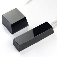 Black Crystal Trapezoid Base Display Stand for Ornaments and Crafts