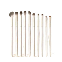 Portable Eyeshadow Brush Set with Eyeliner and Detail Blending Brushes