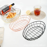 Creative Iron Art Snack Basket for Fries, Fried Chicken, and Bread