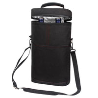 Insulated Oxford Cloth Wine Cooler Bag for Picnics and Travel, Large Capacity Champagne and Wine Carrier