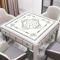 American Style Mahjong Table Mat with Game Rules, Non-Slip, Sound-Dampening, Thickened