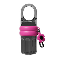 Minimalist Solid Color Plastic Portable Coffee Water Bottle for Women, 450ml