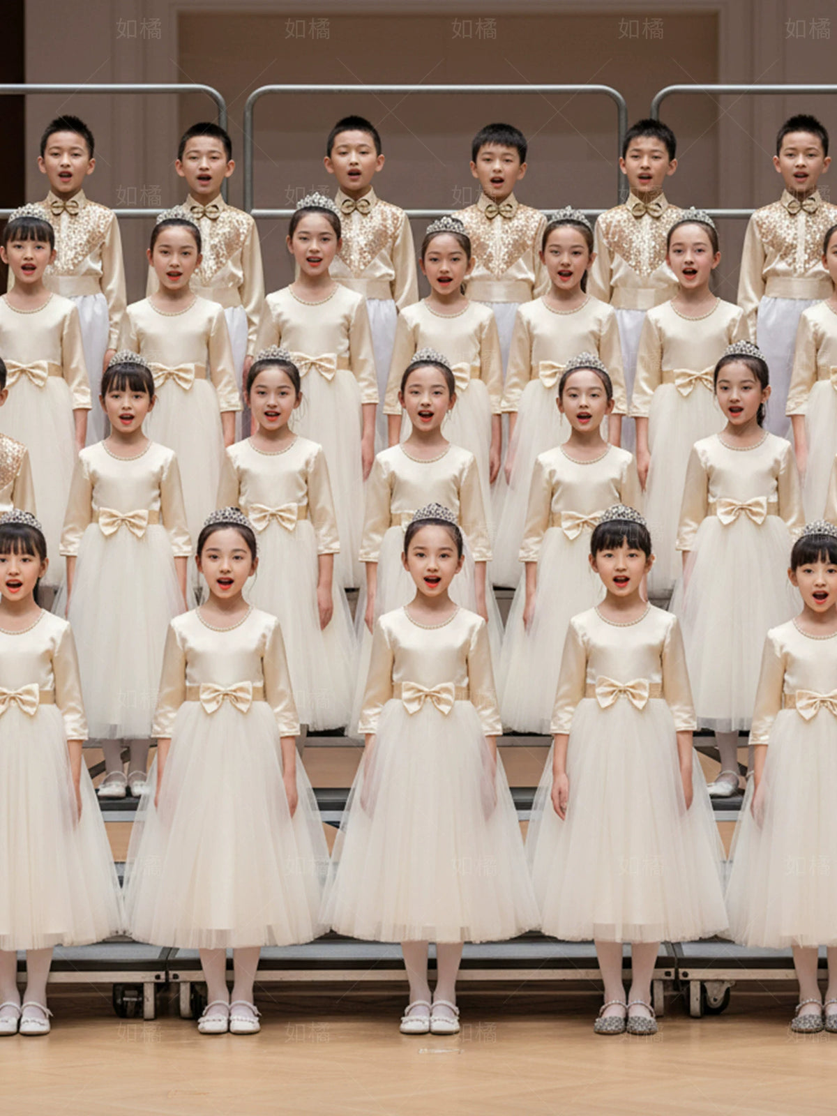 Children's Patriotic Performance Costume for Choir, Recitation, and Graduation