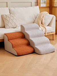 Pet Stairs for Dogs and Cats - Non-Slip, Washable, Detachable Ramp for Small and Elderly Pets to Reach Beds and Sofas
