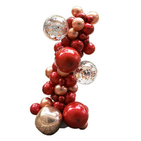 Engagement Wedding Burgundy Balloon Arch Kit for Birthday Anniversary Event Decoration