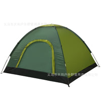 Portable 3-4 Person Pop-Up Camping Tent for Outdoor Beach Travel