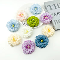 Artificial Koi Peony Flower Head for DIY Hairpins Brooches and Photography Props