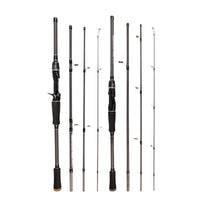 Multi-Section Lure Fishing Rod Portable Fast Action M-Power Spinning Rod