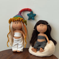 Mia Potato Doll Clothes Set for 24cm Dolls - Trendy Outfits with Accessories