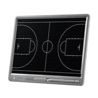 Portable Electronic Coaching Board for Basketball and Soccer, Magnetic Erasable Tactical Clipboard